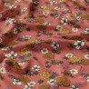 Printed Viscose IMAE Floridian / Toffee